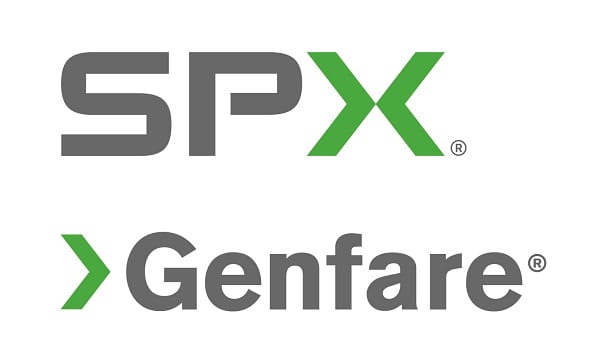 Genfare's old green and gray logo