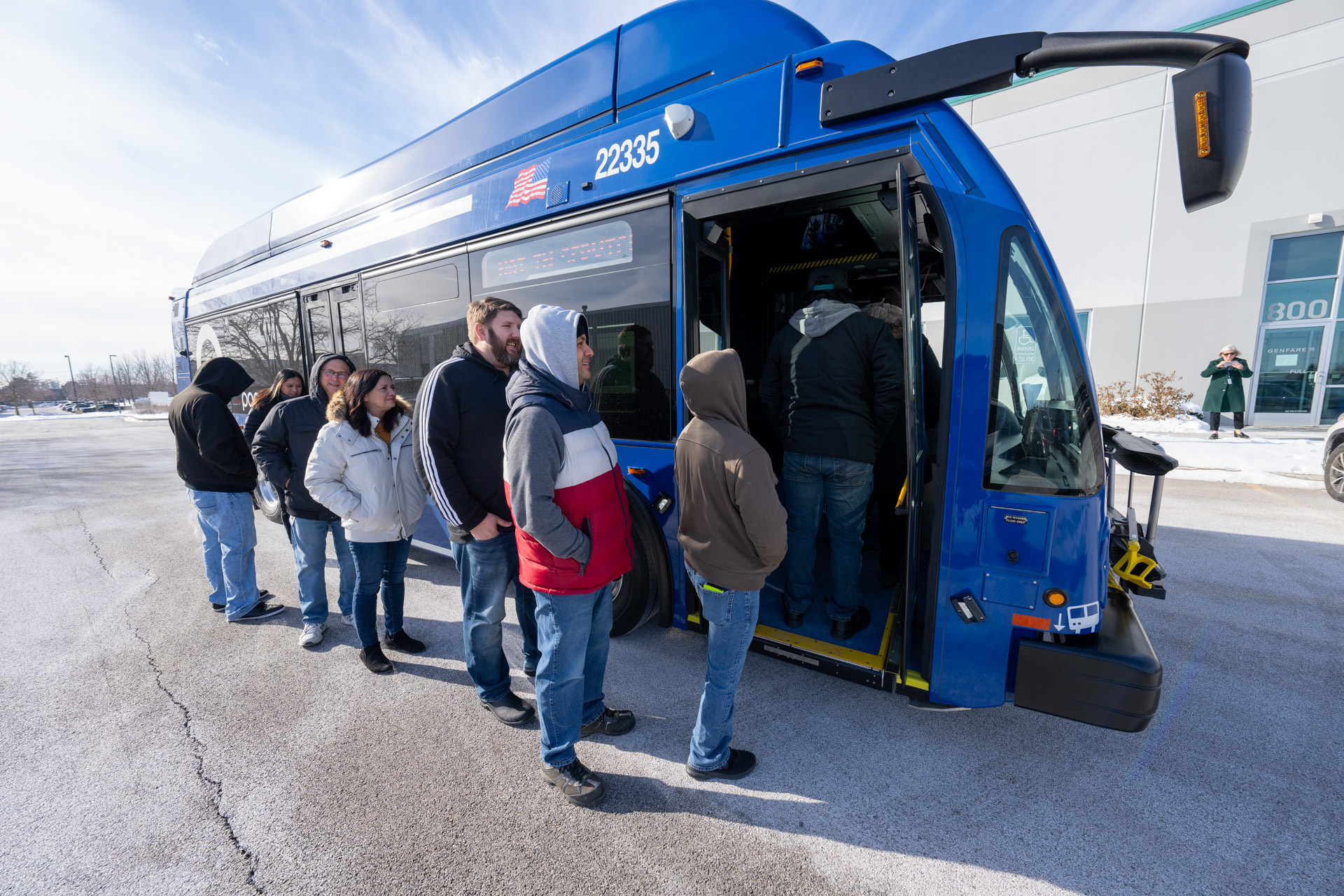 equity-in-ridership riders boarding a PACE bus