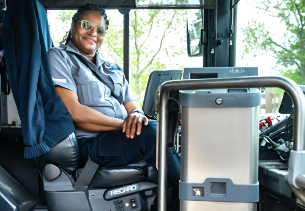 TARTA bus driver smiling