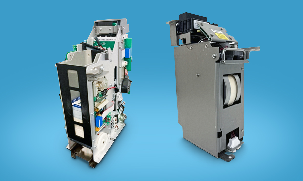 Bar code reader and TRiM unit