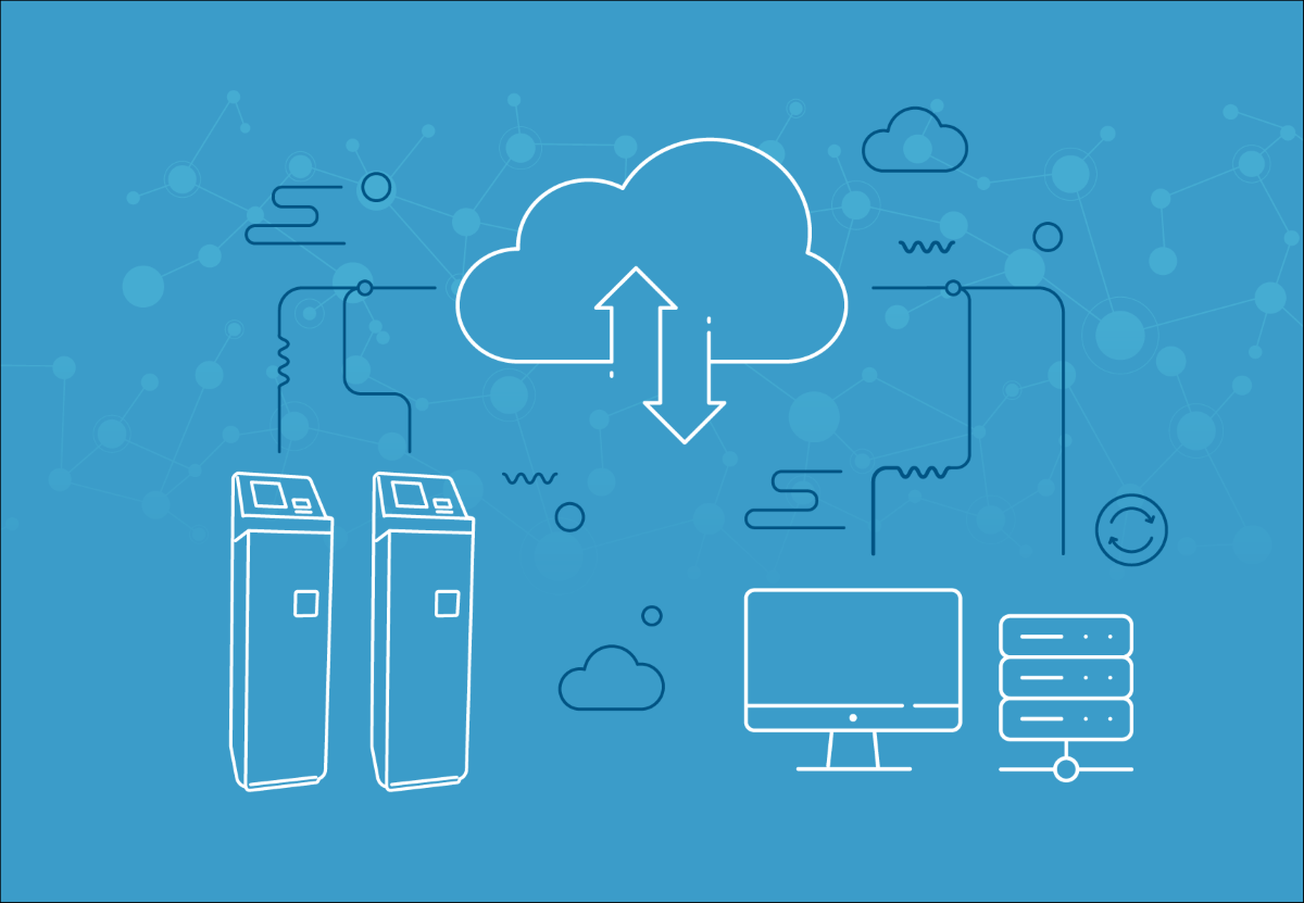 cloud based software illustration