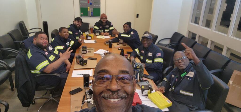 Maintenance Training selfie with Mike Horbrook